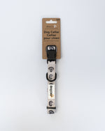 Voir l’image dans la galerie, DEXYPAWS Collier Polyester Motifs Champignons S Gris
