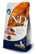 Voir l’image dans la galerie, Farmina N&D Brown (Pelage Brun) - Agneau, Spiruline et Carotte - Nourriture Sèche Sans Grains pour Chiens de Petites Races