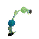 Voir l’image dans la galerie, Pawtek - Jouet Dentaire avec Corde Nouée et 2 Balles pour Chiens