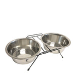Voir l’image dans la galerie, GOO-EEZ Bols Doubles Inox avec Support M