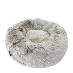 Voir l’image dans la galerie, CLOE CLUZO Lit De Luxe Rond en Peluche 33" Beige/Brun