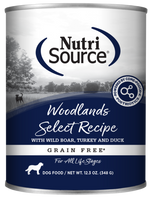 Voir l’image dans la galerie, NutriSource - Chien Pâté de Bison, Dinde et Foie de Porc (Woodlands Select) - Nourriture Humide Sans Grains pour Chiens