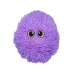 Voir l’image dans la galerie, BUD'Z Jouet Chien Grosse Balle Joufflue 3 Tissus en Peluche 18cm Mauve