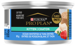 Voir l’image dans la galerie, Purina Pro Plan - Chaton Poisson Blanc et Thon Émietté - Nourriture Humide pour Chats