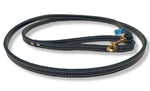 Voir l’image dans la galerie, ARIZONA Laisse Cuir Double 1/2x48" Noir