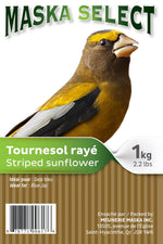 Voir l’image dans la galerie, MASKA SELECT Nourriture Tournesol Rayé 1kg pour Oiseaux Sauvages