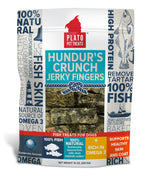 Voir l’image dans la galerie, PLATO Hundur's Crunch Gâteries Chien Jerky Peau de Morue 283.5g