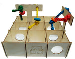 Voir l’image dans la galerie, FUNMAX Jouet Rongeur Labyrinthe 2T 10x10x3"