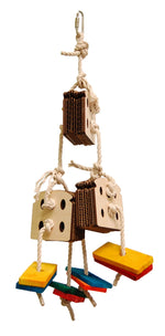 Voir l’image dans la galerie, FUNMAX Jouet Oiseaux 3 Pain d'Amandes 18x8"