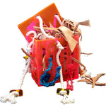 Voir l’image dans la galerie, FUNMAX Jouet Oiseaux Boîte Cuir en Folie 6x6"
