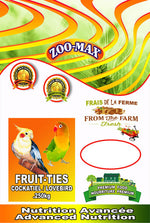 Voir l’image dans la galerie, ZOO-MAX Nourriture Fruit-Ties Cockatiel 250g