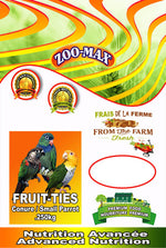 Voir l’image dans la galerie, ZOO-MAX Nourriture Fruit-Ties Conure 250g
