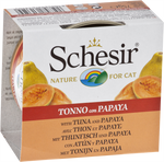 Voir l’image dans la galerie, Schesir - Chat Adulte Thon, Morceaux de Papaye et Riz - Nourriture Humide pour Chats