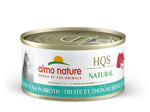 Voir l’image dans la galerie, ALMO HQS NATURAL Chat Truite & Thon au Bouillon 70g