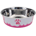 Voir l’image dans la galerie, MASLOW Bol Acier Inox 54oz Blanc & Rose