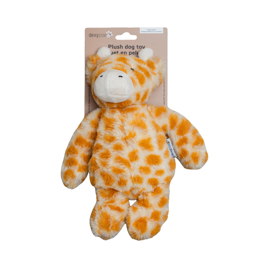 DEXYPAWS Jouet Chien Peluche Giraffe