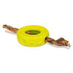 Voir l’image dans la galerie, MESSY MUTTS Jouet Totally Pooched Stuff 'N Brush Pneu Vert