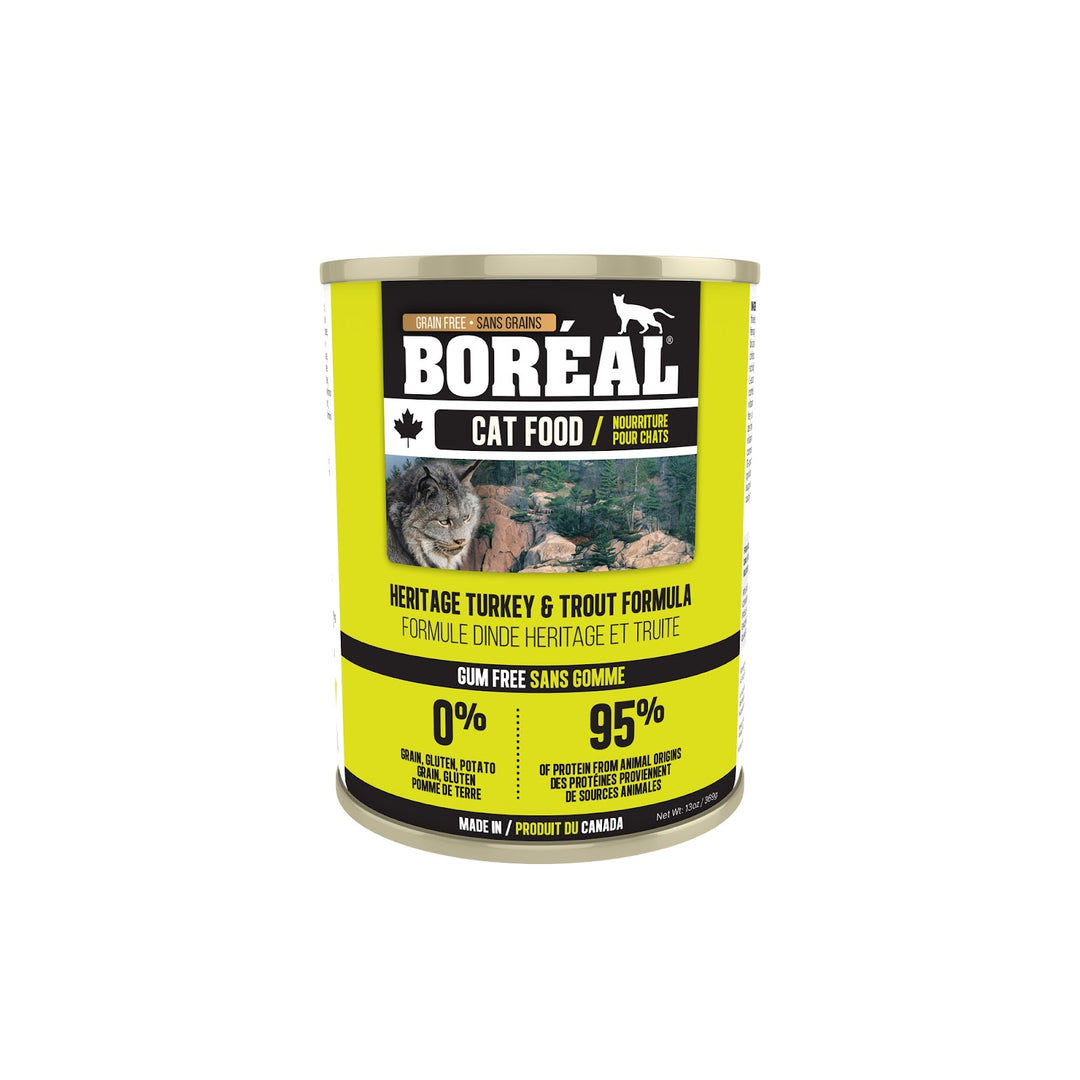 BOREAL Chat Pâté Dinde & Truite SG 369g