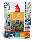 Voir l’image dans la galerie, PLATO Hundur's Crunch Gâteries Chien Jerky Mini Peau de Morue 283.5g