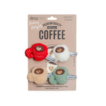 Voir l’image dans la galerie, DEXYPAWS Jouet Chat Ensemble 4 Tasses à Café en Peluche