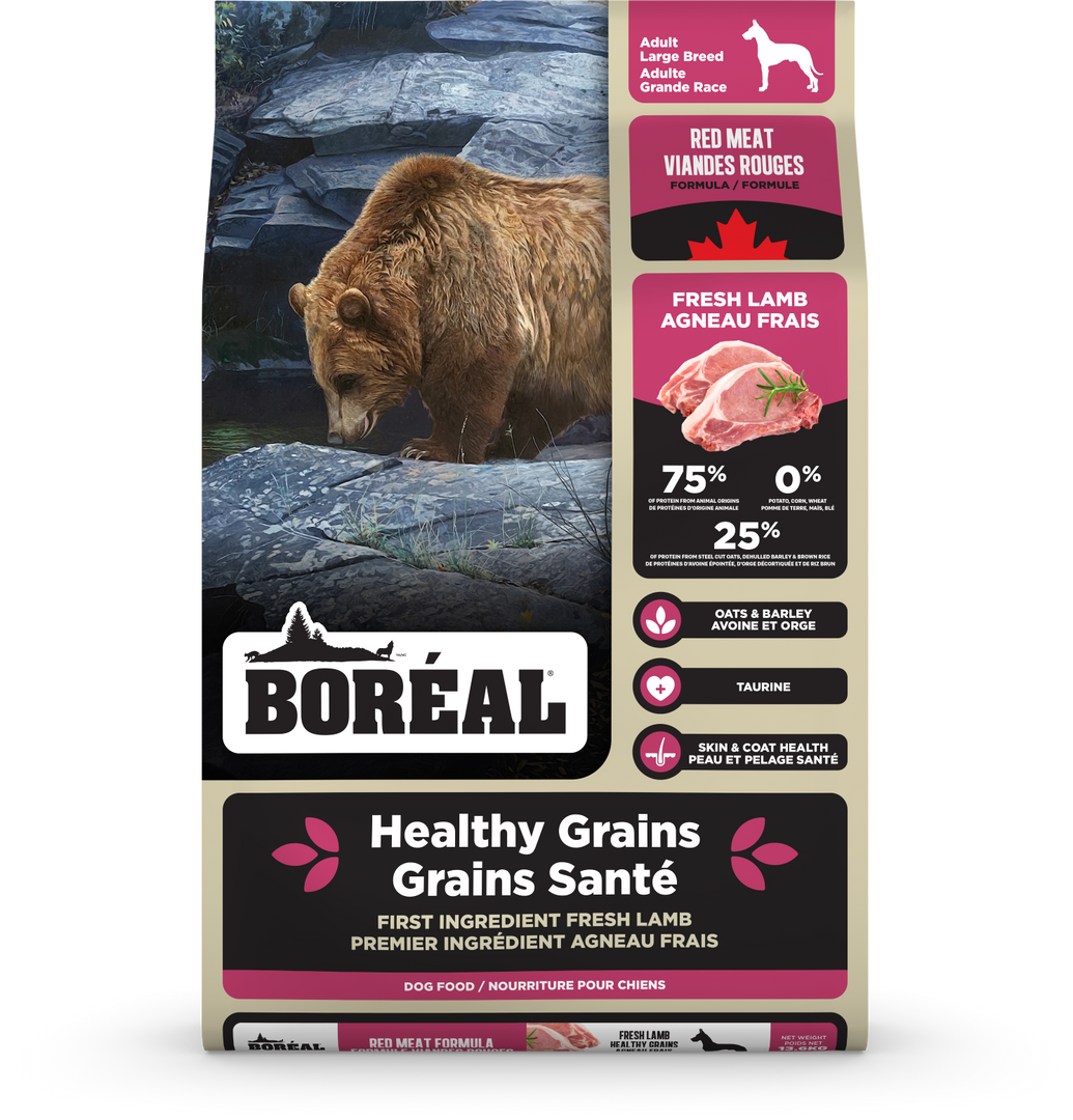 BOREAL GRAINS SANTÉ Chien GR Viandes Rouges 10kg