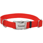 Voir l’image dans la galerie, TITAN Collier Nylon Boucle Métal 3/4x14-20" Rouge