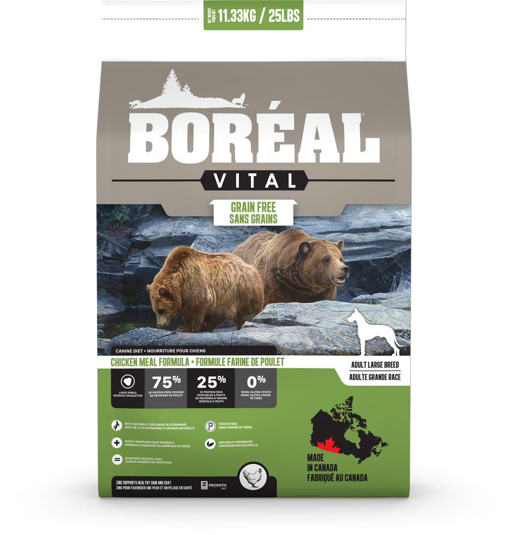 BOREAL VITAL Chien GR Poulet SG 11.36kg