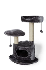 Voir l’image dans la galerie, BUD'Z Arbre à Chat Condo 3 Niveaux/Cachette & Perchoirs Gris