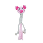 Voir l’image dans la galerie, BUD'Z Jouet Chien Cochon à Long Cou en Peluche 45cm