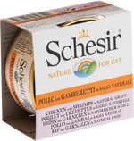 Voir l’image dans la galerie, Schesir - Chat Adulte Filets de Poulet et Crevettes en Sauce Naturelle - Nourriture Humide pour Chats