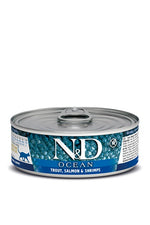 Voir l’image dans la galerie, N&D OCÉAN Chat Truite, Saumon & Crevette SG 70g