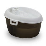 Voir l’image dans la galerie, H2O Abreuvoir Fontaine Chat 1.2L Noir & Blanc