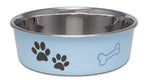 Voir l’image dans la galerie, LOVING PETS BELLA Chien Bol Bleu Murano L