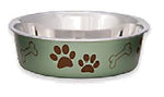 Voir l’image dans la galerie, LOVING PETS BELLA Chien Bol Vert Métallique M