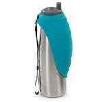 Voir l’image dans la galerie, MESSY MUTTS Abreuvoir Voyage Inox Double Paroi Bleu