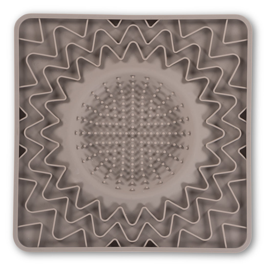 MESSY MUTTS Tapis Alimentation & Bol Gris