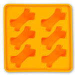 Voir l’image dans la galerie, MESSY MUTTS Moule à Sucettes Glacées 6 Os Orange