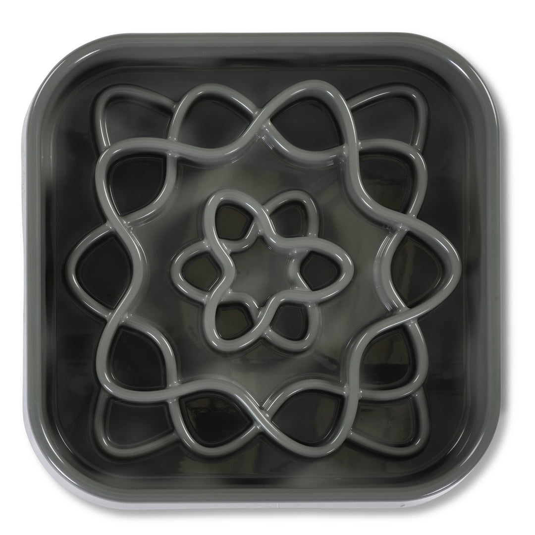 MESSY MUTTS Bol Ralentisseur Chien 2T Gris