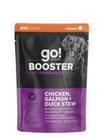 Voir l’image dans la galerie, GO! BOOSTER Chien Tranquilité, Ragoût Poulet, Saumon & Canard 79g