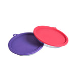 Voir l’image dans la galerie, MESSY CATS Bols Inox Couvercles Silicone x2