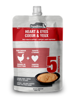 Voir l’image dans la galerie, Purebites - Chien Coeur et Yeux Poulet et Carottes, Mélange Crémeux dans l'Eau - Garniture Sans Grains pour Chiens en Pochette