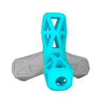 Voir l’image dans la galerie, MESSY MUTTS Jouet Flex N' Stuff 5" Gris & Bleu