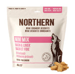 Voir l’image dans la galerie, NORTHERN MINI MIX Gâteries Chien Bacon & Foie 450g