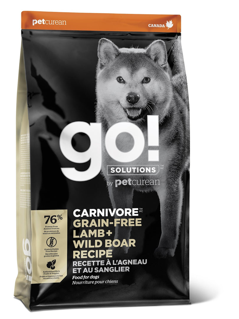 GO! CARNIVORE Chien Agneau & Sanglier SG 5.45kg