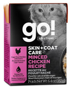 Voir l’image dans la galerie, GO! Chat Tetra Pak Soins Peau & Pelage, Poulet Haché 182g