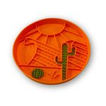 Voir l’image dans la galerie, MESSY MUTTS Bol Alimentation Silicone Motif de Désert Orange