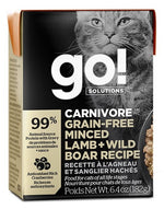 Voir l’image dans la galerie, GO! CARNIVORE Chat Tetra Pak Agneau & Sanglier SG 182g