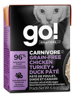 Voir l’image dans la galerie, GO! CARNIVORE Chat Tetra Pak Pâté Poulet, Dinde & Canard SG 182g