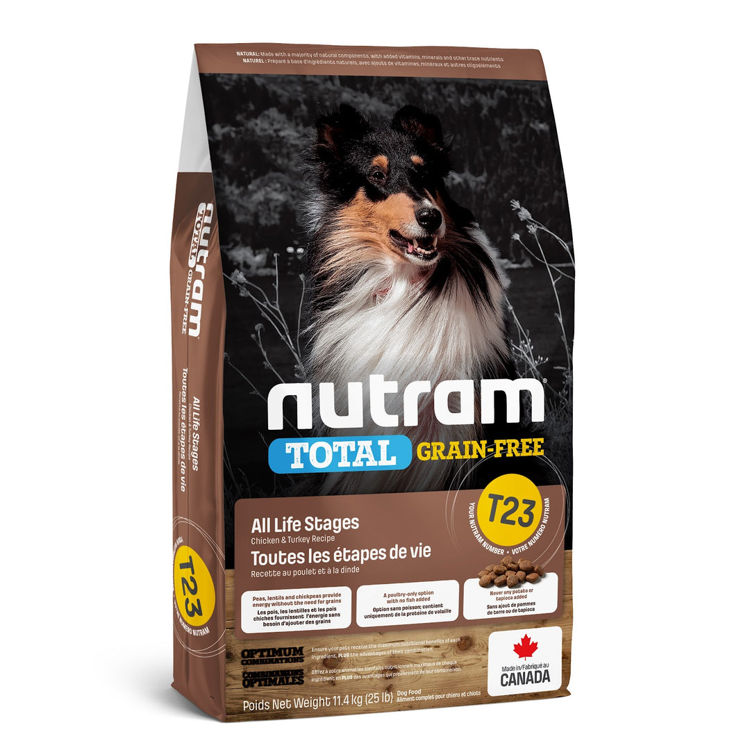 NUTRAM TOTAL (T23) Chien Poulet & Dinde 11.4kg