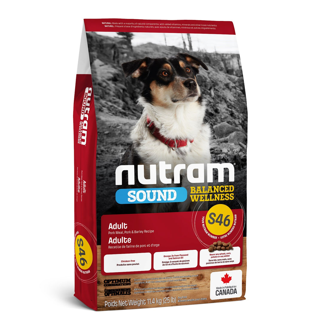 NUTRAM SOUND (S46) Chien Porc 11.4kg